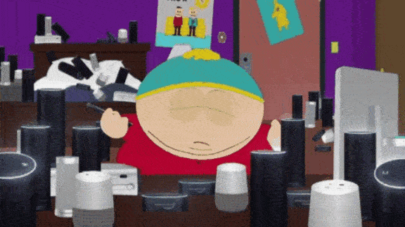 Cartman demande aux assistants vocaux ce qu'est l'amour