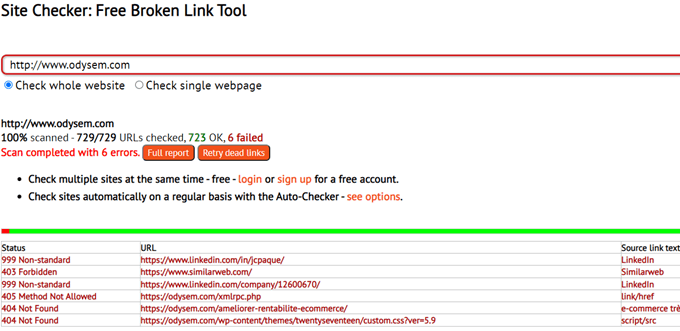 Comment faire du SEO - Dead Link Checker pour vérifier les backlinks